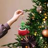 Whimsical Grinch Acrylic Christmas Tree Ornament Adorable Cartoon Car Decor Piece