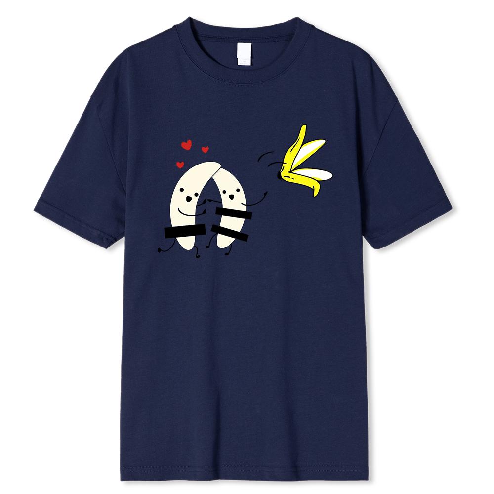 Мужское пальто Banana Disrobe с забавным принтом, летняя футболка с юмористическим юмором и шуткой, хипстерская футболка, повседневные футболки из хлопка, уличная одежда