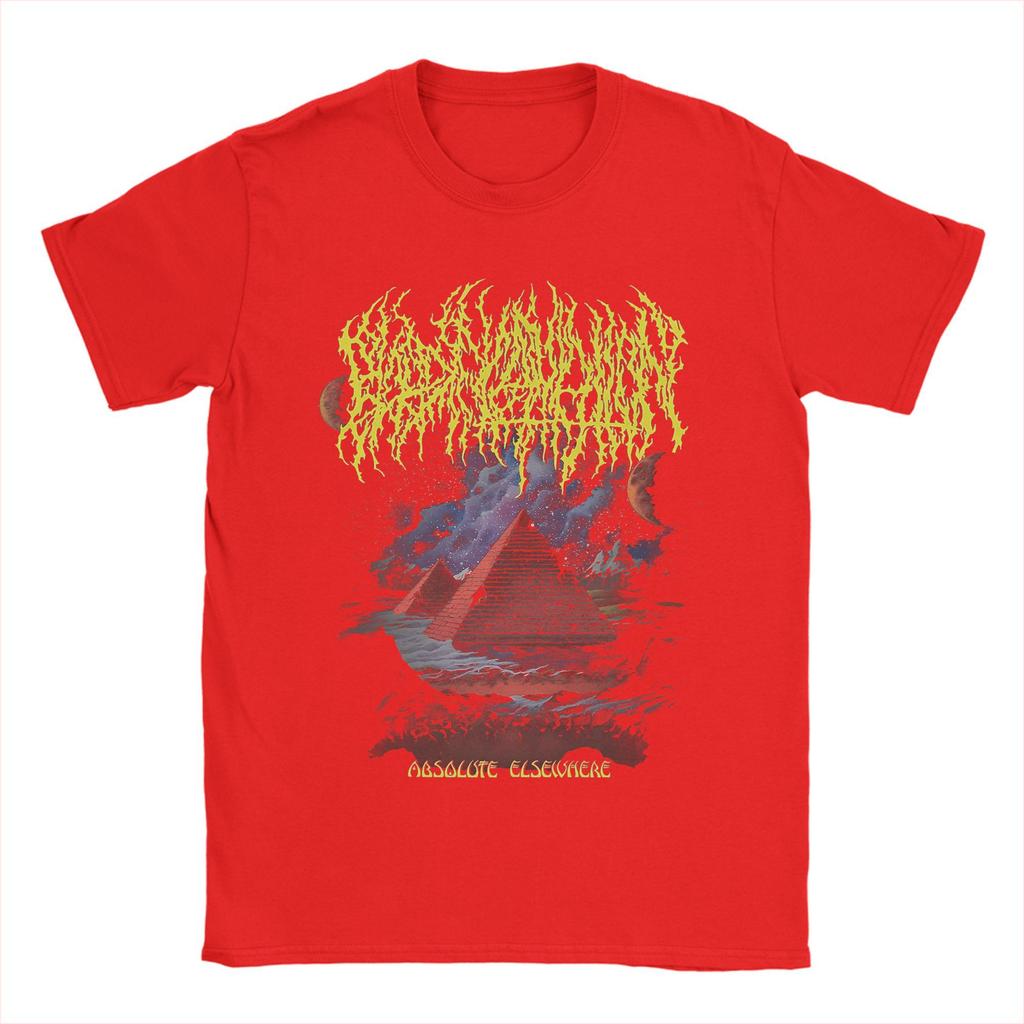 Повседневные футболки с пирамидой Blood Incantation для мужчин, с круглым вырезом, из чистого хлопка, с коротким рукавом, летние топы