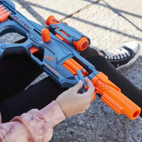 Hasbro Nerf Elite 2.0 Eagle Point RD-8 Дротик-бластер, барабан на 8 дротиков, прицел и баллон Nerf, болтовой затвор, игрушки для мальчиков и девочек от 8 лет и старше на открытом воздухе