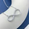 Light Luxury S925 Silver Infinity Love Necklace