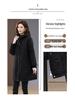 Women's Mid-Length Quilted Hooded Cotton Coat, 2024 Winter Plus Size Slimming Jacket for Middle-Aged Moms