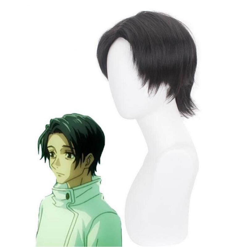 30 см аниме Otsukotsu Yuta парики черный дзюдзюцу кайсен короткие термостойкие синтетические волосы аниме косплей парик