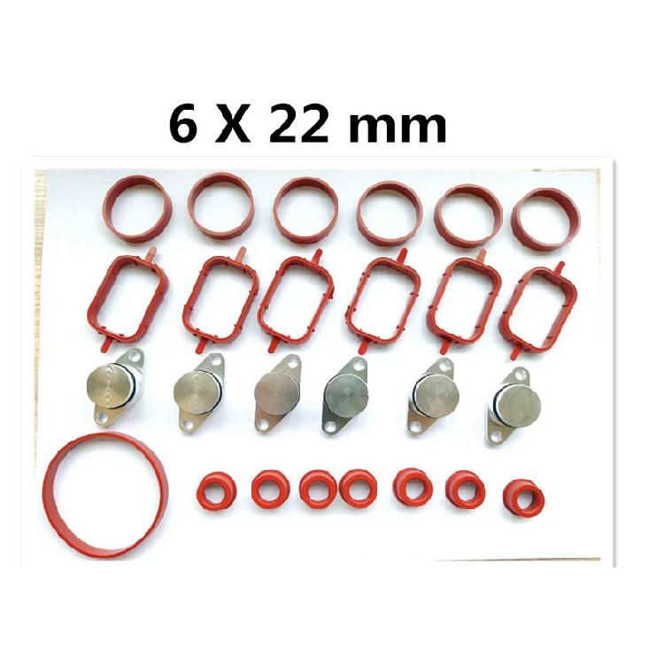 Swirl Flap Blanks Plate Intake Inlet Manifold Gasket Seal For BMW M57 E39 E60 E46 E38 E53 E83 E65 E61 E65 E70 E71 E92 X3 X5 X6
