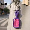 Keychain Pendant Mini Hair Brush Pendant, Scalp Massage with Ornament Bead Chain, Plastic Styling Charm for Backpacks Handbags Comb