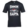 Funny Gothic Christmas Summon Santa Tshirt