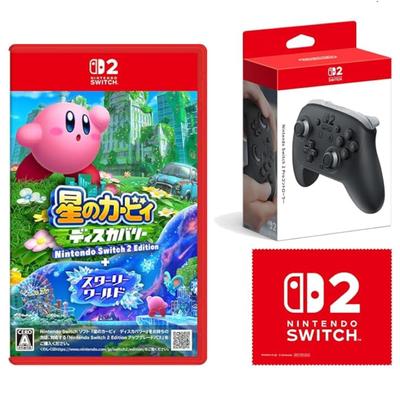 Открытие Звезд Nintendo Switch 2 Edition Звездный Мир Switch 2 Nintendo Switch 2 Pro Контроллер Бонус Дизайн Логотипа Nintendo Switch 2 Микрофибра