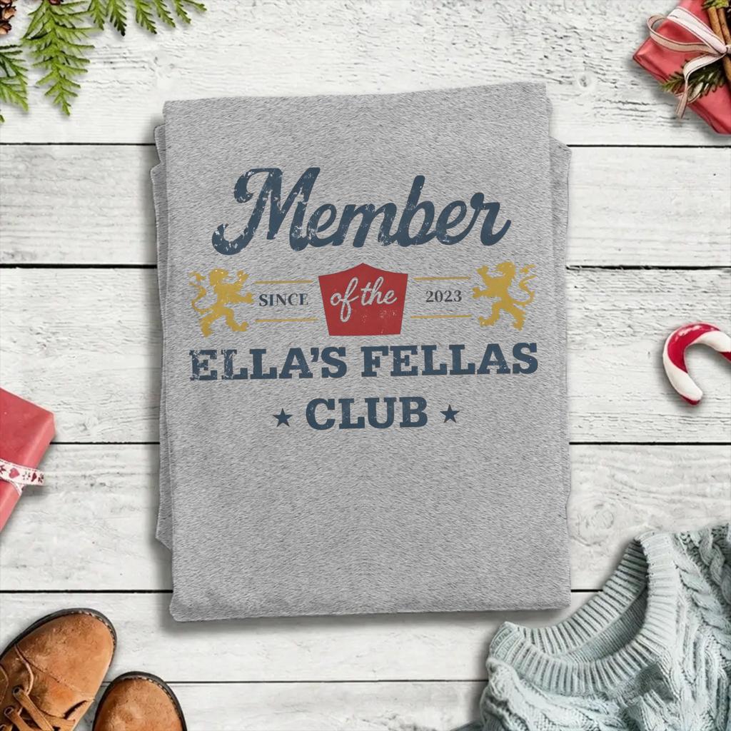 Ellas Fellas Club TShirt Summer Cotton T Shirts For Unisex Hipster Casual Tee Shirt Short Sleeve Aesthetic Tops