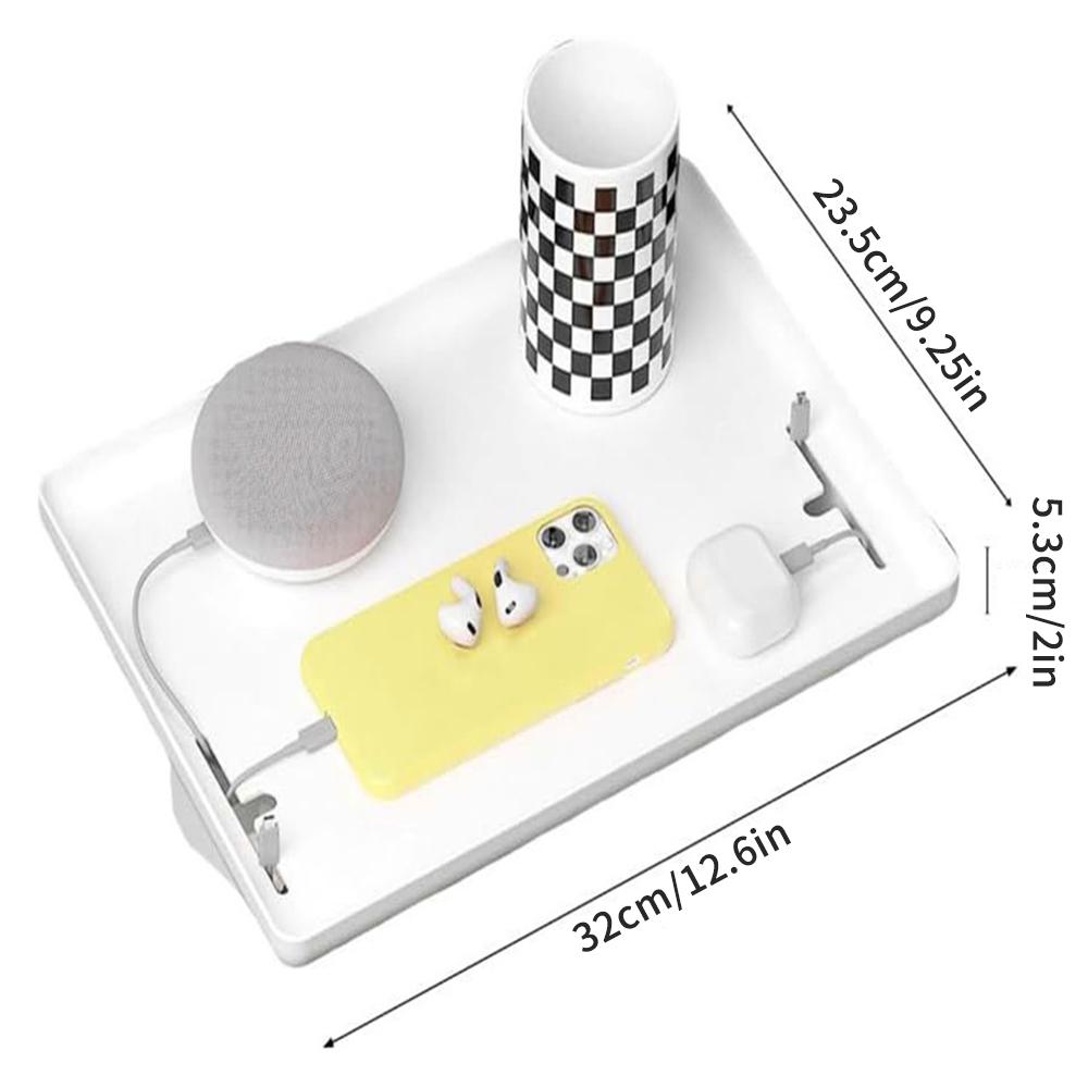 Прикроватная полка Прикроватный поднос Органайзер настольное хранение и организация прямоугольный поднос для домашнего использования