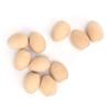 10pcs Lightweight Faux Eggs Not Easily Broken Wooden Craft Eggs  Family Decoration
