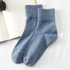 Cotton Knitting Women Socks Japanese Fashion Solid Color Long Socks Women Autumn Winter Harajuku Streetwear Vintage Socks