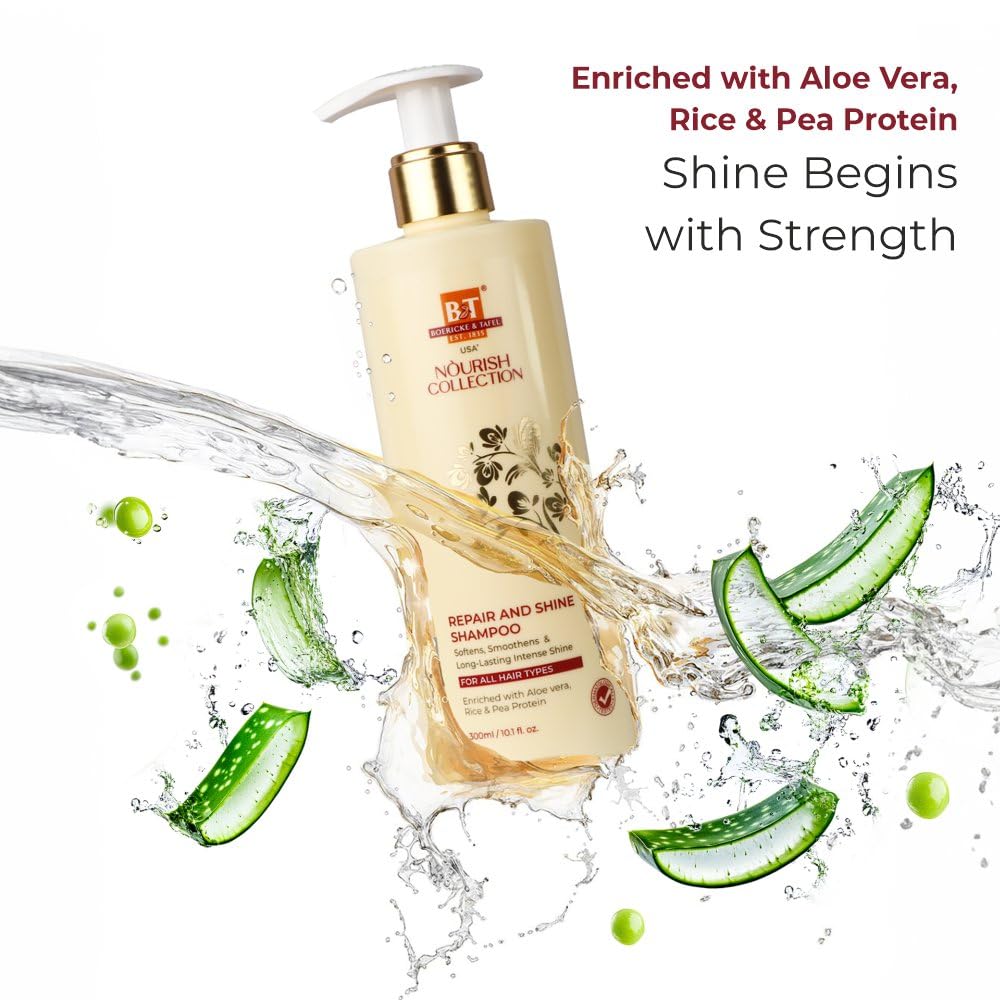 Boericke & Tafel Repair and Shine Hair Shampoo |MEN & WOMEN |Quinoa and Pro-vitamin B5 - 300 ml