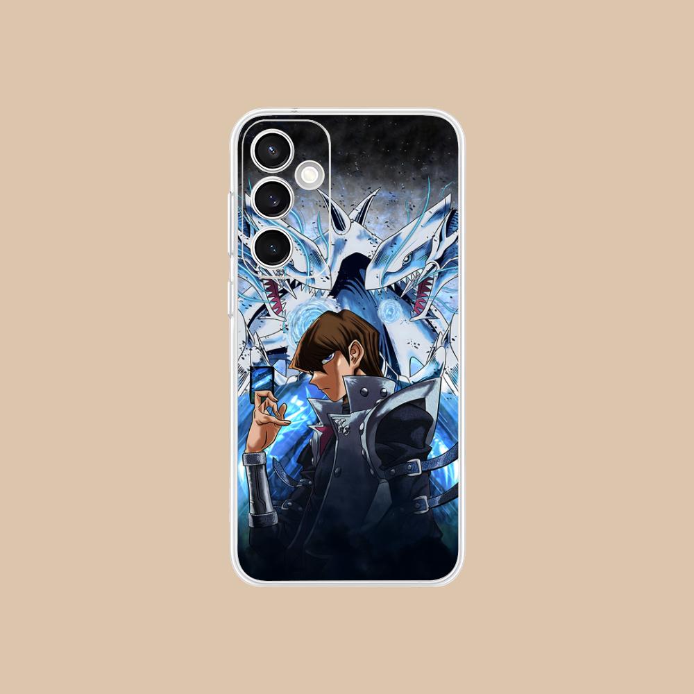 Чехол для телефона Yugioh Сето Кайба для Samsung Galaxy S25 S24 S23 S22 S21Plus FE Ультрамягкий ТПУ Прозрачный Ударопрочный Чехол
