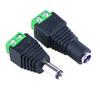 5 комплектов, 2,1 мм X 5,5 мм, женский и мужской штекер постоянного тока, адаптер, гнездовой штекер, разъем адаптера, штепсельная вилка, зеленая розетка