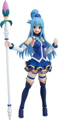 Благословение figma на эту замечательную пластиковую фигурку из 3 аква, окрашенную в цвет Aqua, вторичная перепродажа KonoSuba Мир Бога! не масштабный