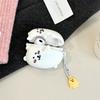 Обними мишку для airpods4 apple bluetooth беспроводная гарнитура чехол 1/2/3 поколение pro2 силиконовый креативный женщина
