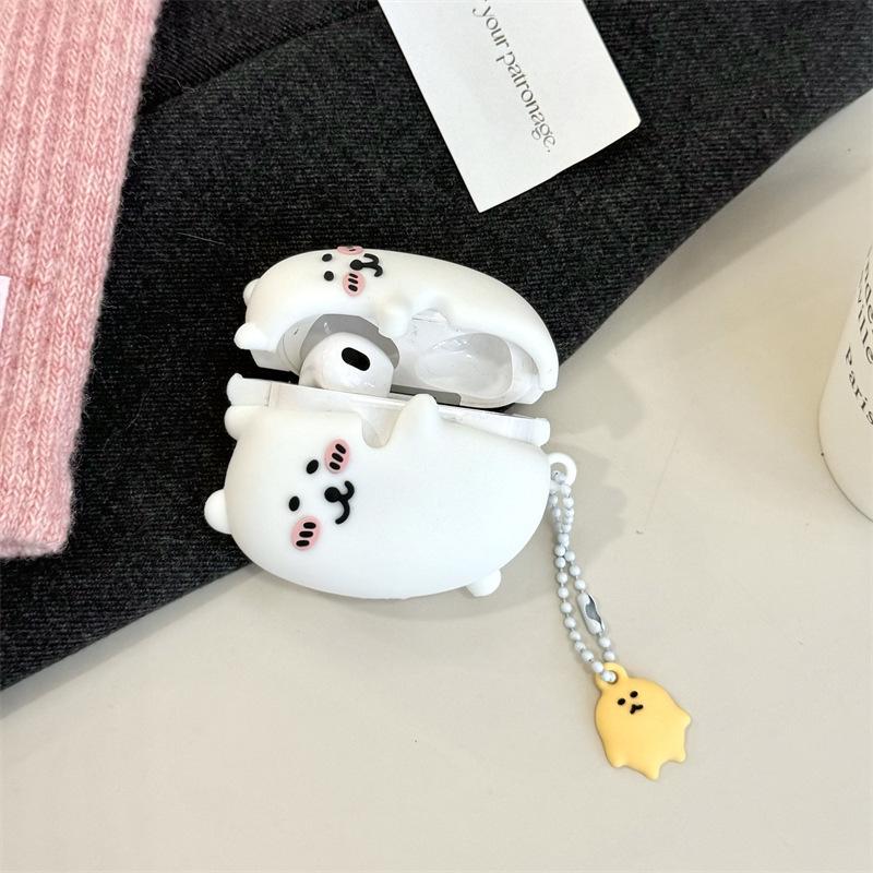 Обними мишку для airpods4 apple bluetooth беспроводная гарнитура чехол 1/2/3 поколение pro2 силиконовый креативный женщина