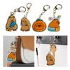 Cute Capybara Acrylic Keychain Trendy Capybara Acrylic Keyring Sturdy and Wear Resistant Keychain for Daily Use