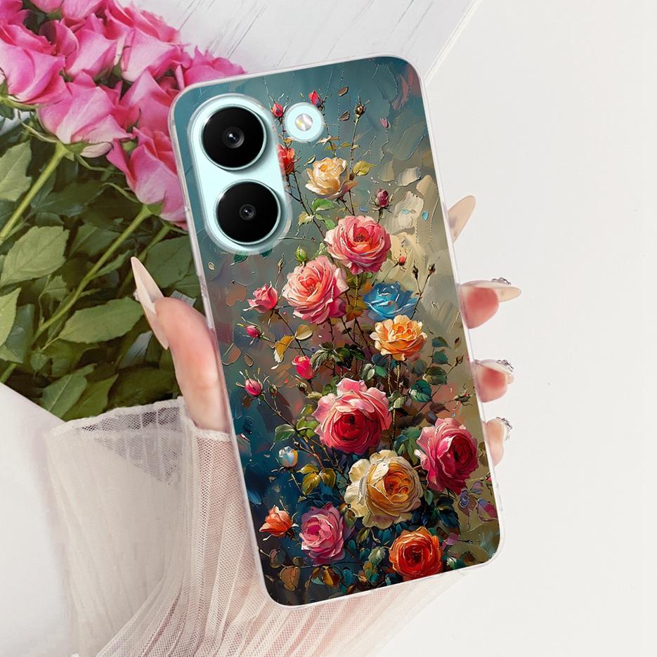 Чехол для Xiaomi Poco X8 Pro 5G Милый Чехол с Рисунком Сердечка Мягкий Тонкий Чехол для Телефона Для Xiaomi Poco X8 Pro Max PocoX8 Pro 5G