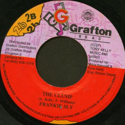 7-дюймовая пластинка FRANKIE SLY - The Clump GR0003 2B Grafton Road Ямайка Регги, Ска и Даб Б/У