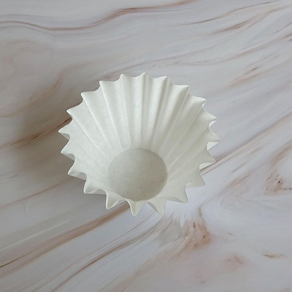 100 шт. Бумага для кофейных фильтров 185 мм Одноразовый круглый кофейный фильтр для домашних напитков