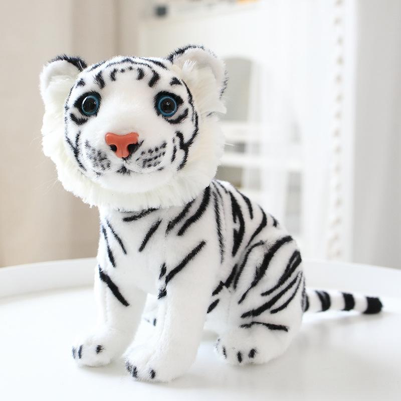 Simulation Squatting Dog Shepherd Dog Spotted Dog Doll Plush Toy Tiger Sika Deer Doll Children'S Ragdoll