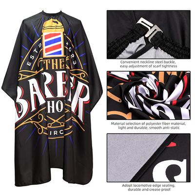 Парикмахерская ткань для стрижки с щеткой Парикмахерский фартук Накидка для стрижки Парикмахерское платье Парикмахерское пальто Аксессуар для парикмахерского салона