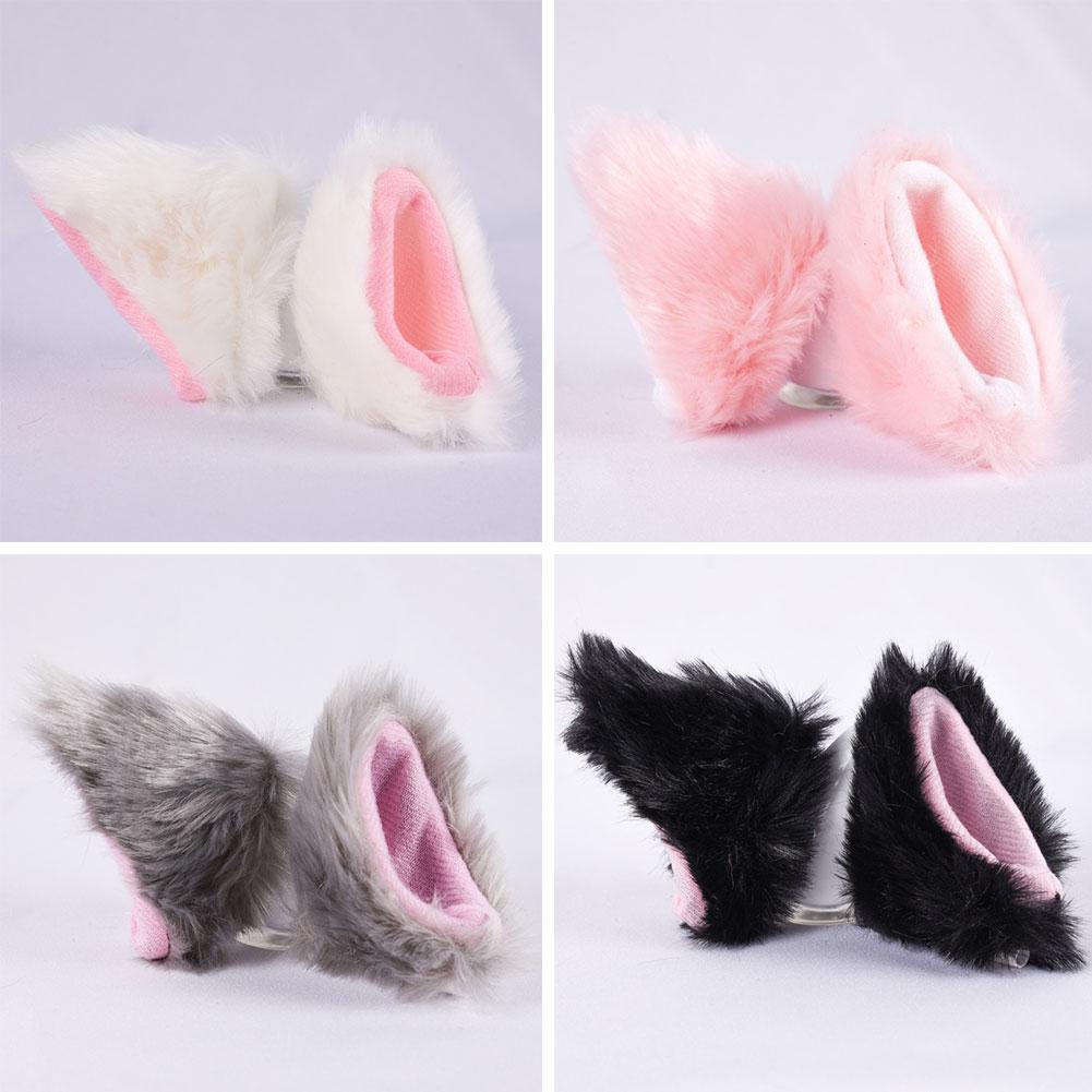 Декор для мотоциклетного шлема, кошачьи ушки, милые плюшевые наклейки, мотокросс, полнолицевой шлем для бездорожья, косплей, стиль, аксессуары для мотоциклов