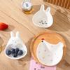 Ceramic Dipping Plate With Handle Sauce Plate Cute Rabbit Cat Seasoning Plate Sushi Dipping Bowl Snack Plate Kitchen Supplies