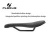 PLSELIS 3D Printed Nylon Hollow Bike Saddle Road Mountain Bicycle Short Nose High