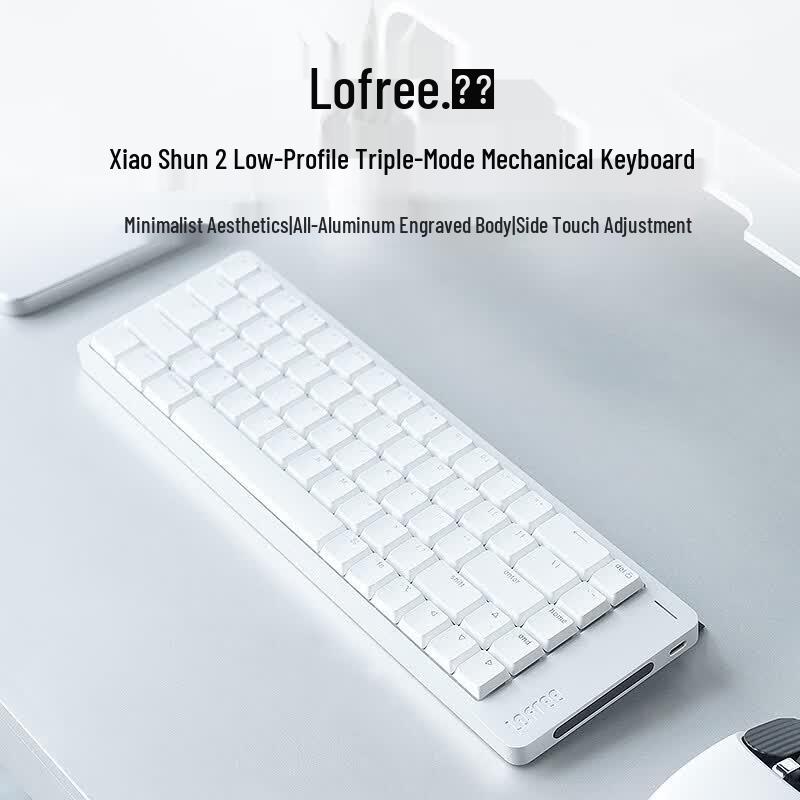 Беспроводная механическая клавиатура Lofree FLOW2 с низким профилем, 68 клавиш