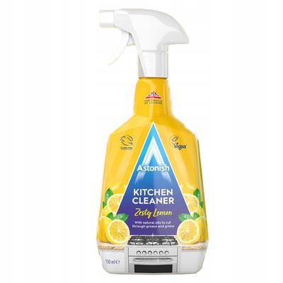 Веганское средство для чистки кухни Astonish Zesty Lemon 750 мл