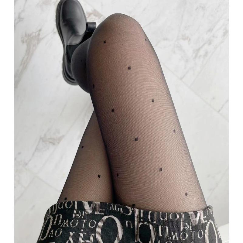 Женские колготки в горошек, ультратонкие нейлоновые чулки, колготки, женское нижнее белье, женские чулочно-носочные изделия, боди с высокой талией