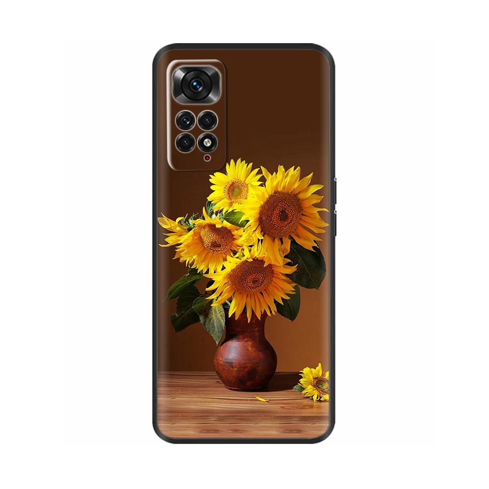 Чехол для Xiaomi Redmi Note 11 11S Мягкий Жидкий Силикон Мультяшная Крышка для Redmi Note11 Pro Plus Fundas Узорчатая Полная Защита