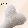 Sound Producing Dog Toy Plush Squeaky Bone Toy, Soft Lamb Wool Chewing with Built-in Sound, Washable Interactive Fetch Chew for Small Medium