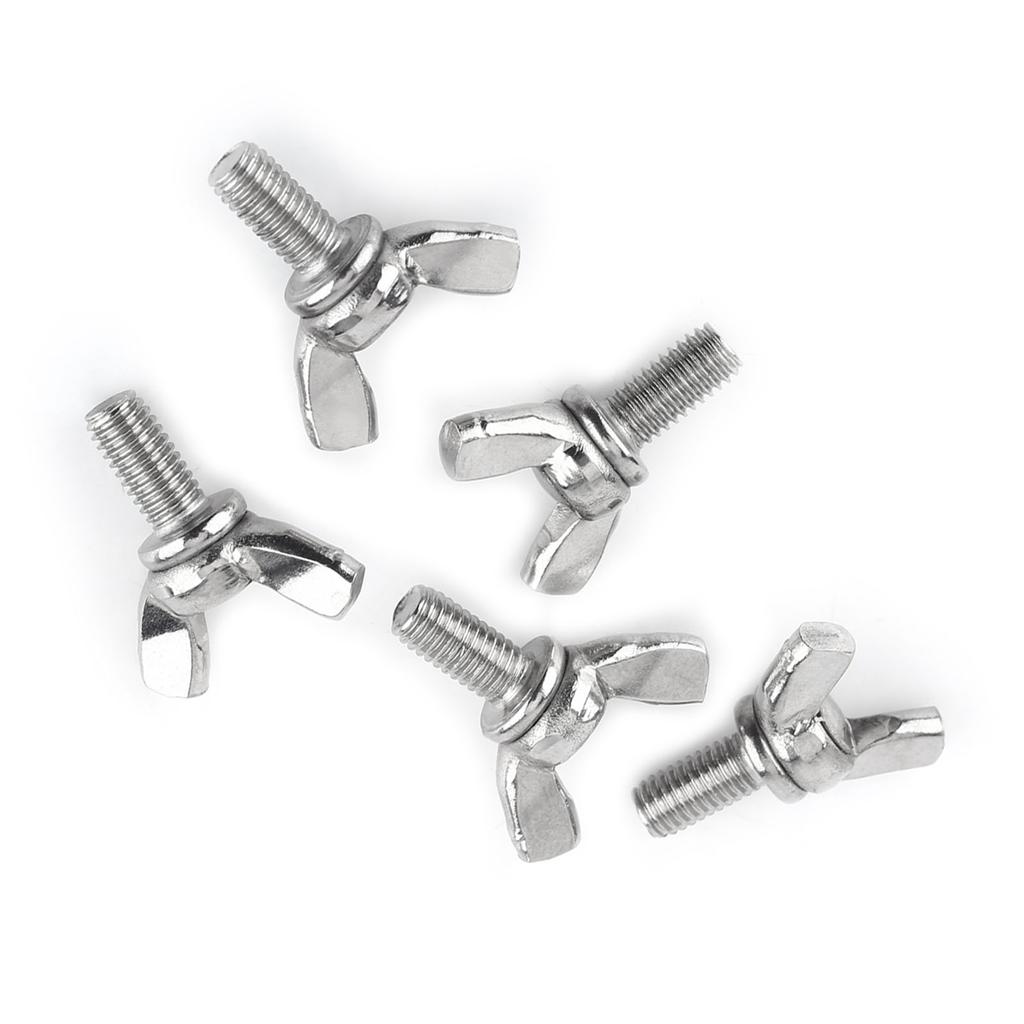 5 шт. в упаковке 304 нержавеющая сталь винты-бабочки болты машинный крепеж(М5 * 10мм)
