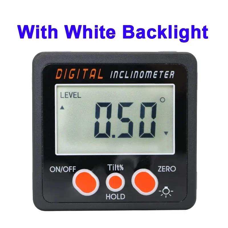 Магнитный цифровой инклинометр, уровнемер, угломер, искатель, транспортир, измерительные приборы уровня
