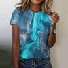 Fashion Printed Top Women's Short Sleeved Streetwear Summer Fashion Women's Casual Round Neck T-Shirts Women’s