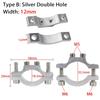 1Pcs Handlebar Frame Pipe Phone Headlight Bracket Multifunctional Clamp  For 18.5-33.5mm Front Fork