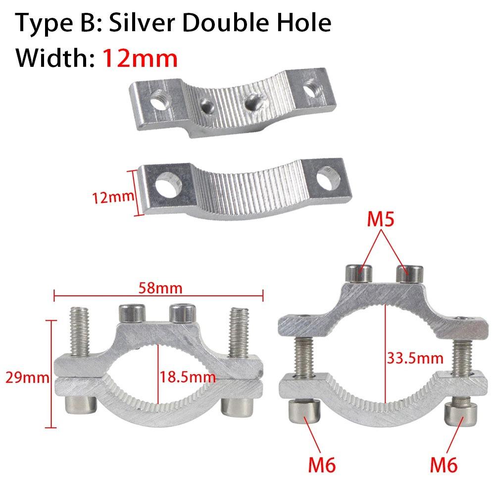 1Pcs Handlebar Frame Pipe Phone Headlight Bracket Multifunctional Clamp  For 18.5-33.5mm Front Fork