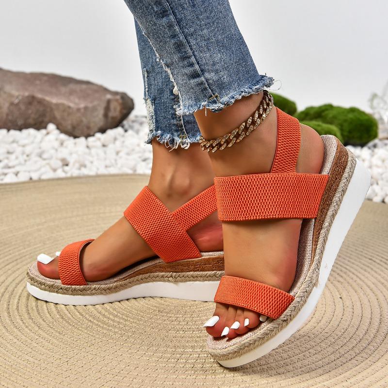 Модные женские сандалии летняя повседневная обувь женская удобная нескользящая прогулочная нескользящая ткань женская обувь