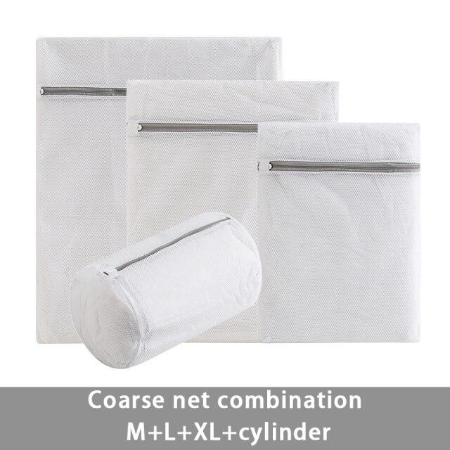 Мешок для белья разных размеров, сетчатые мешки для стирки из полиэстера, грубая сетка, корзина для белья, мешки для стирки для стиральных машин, сетчатая сумка для бюстгальтера