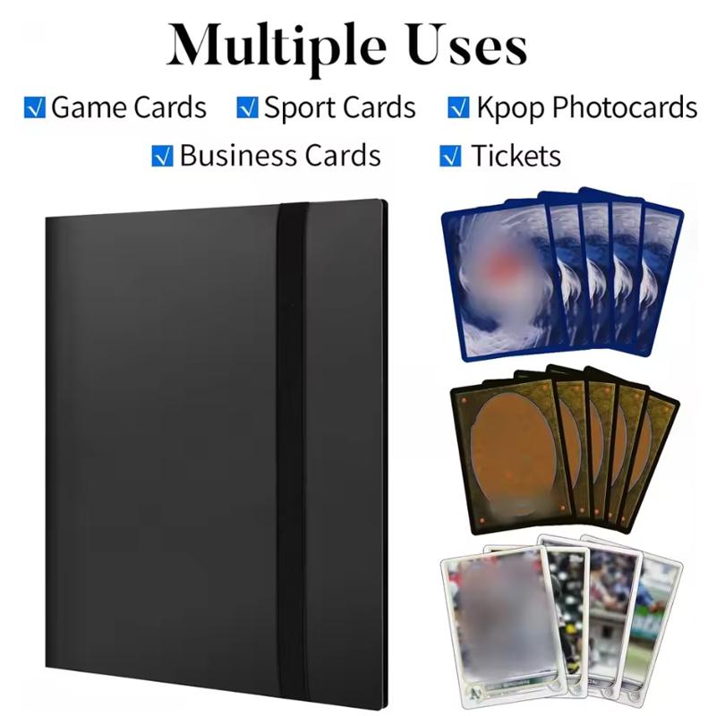 160/360/480 Cards Capacity Pocket Holder Binders Albums For Game Card Book Sleeve Holder PP Cover Ideal For Basketball Cards NEW