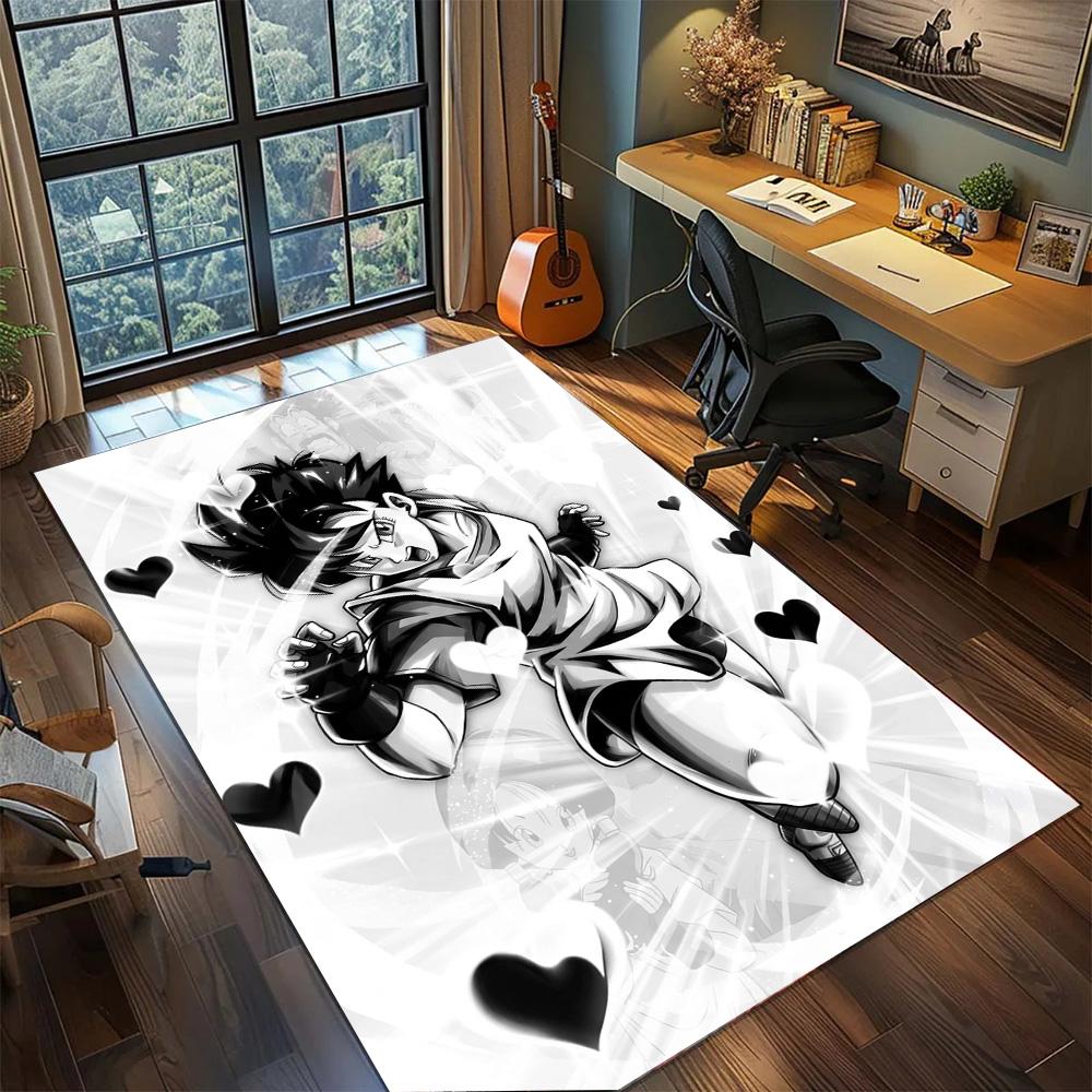 Dragon Ball!Rug Carpet Large Area Rug Non Slip Washable Floor Mat Gamer Room Bedroom Home Decor