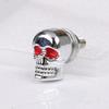 2Pcs Skull Bolt 3D Design Easy-Installation Electroplating Not Easy To Rust High Impact Resistant Decoration