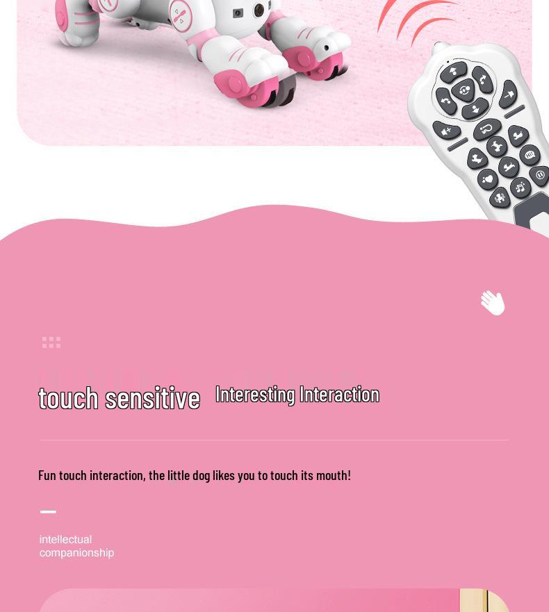 BG1533 Stunt Robot Dog: Electric Remote-Control Pet with Gesture Sensing and Somersault Capabilities.