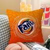 Смешная наволочка с логотипом F-Fanta, декоративная подушка для автомобиля, чехол для подушки на диван, в машину, рождественский подарок 40x40см 45x45см