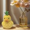 1PC Fun Strawberry Duck,Pineapple Duck Home Decorations,Handmade Resin Decorations,Cute Cartoon Style Fruit Duck Figurine