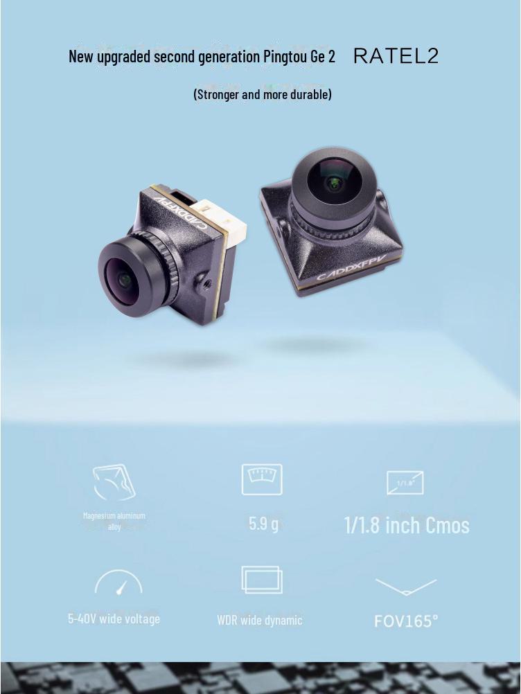 Snail Caddx Ratel2 2nd Gen 165° FPV Drone Camera