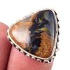 Natural Pietersite Gemstone Handmade 925 Solid Sterling Silver Ring Size 7 P4z62
